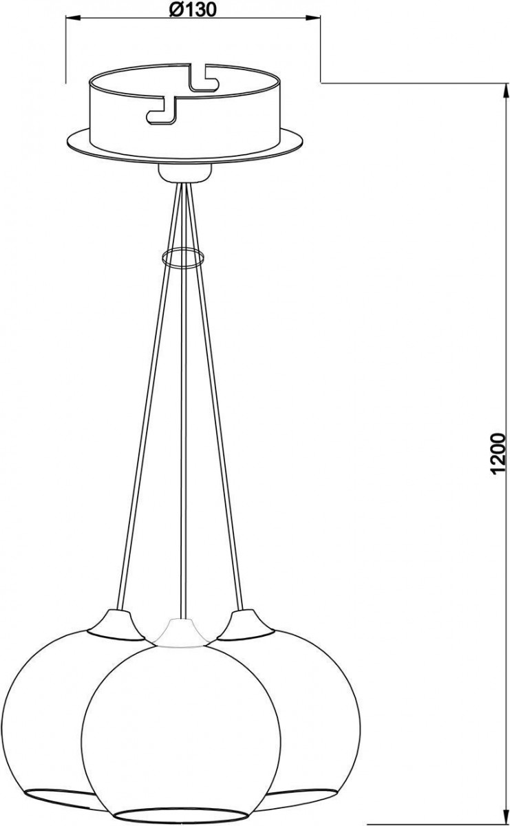 Pendant lamp Centauri III