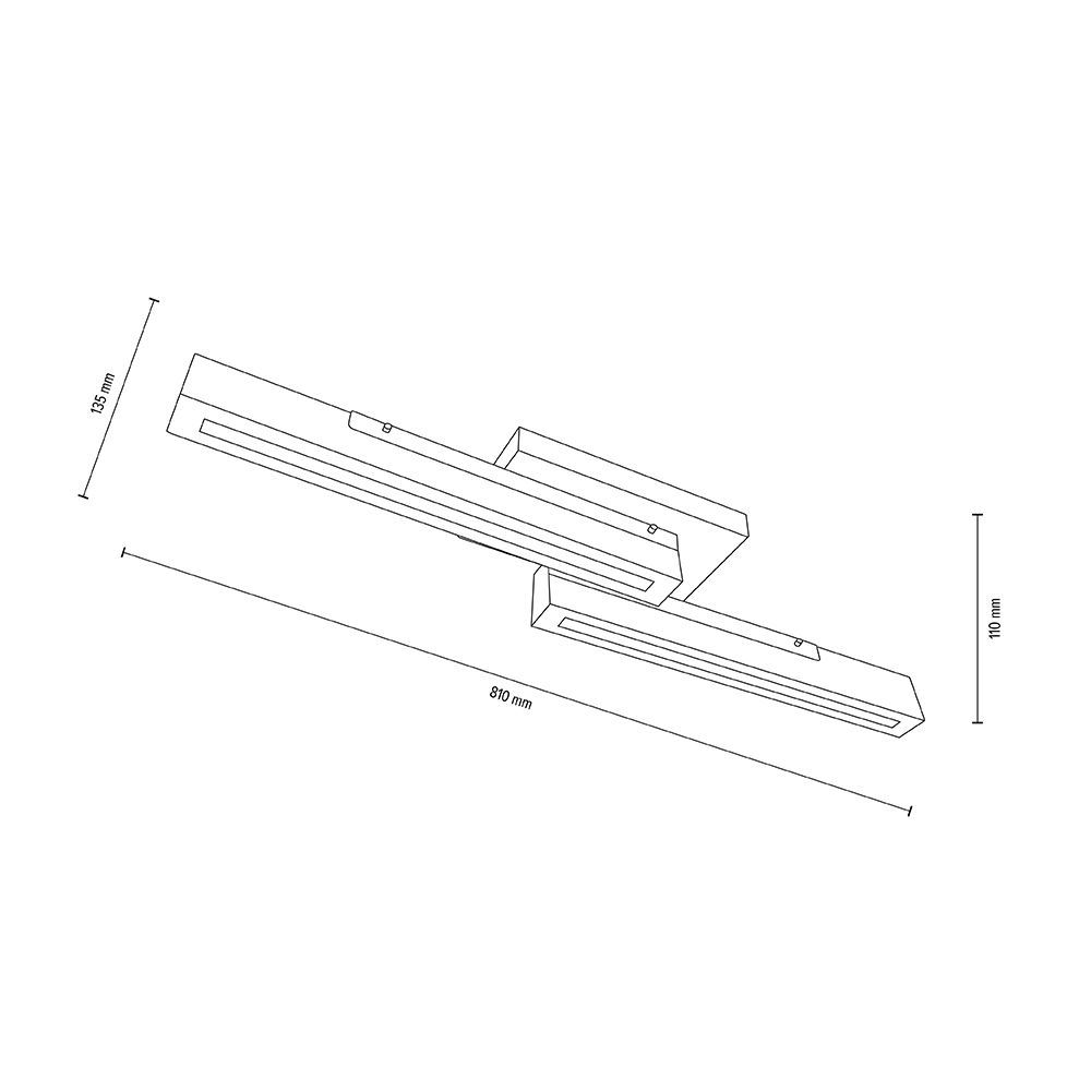 Surface mounted ceiling lamp MADERA