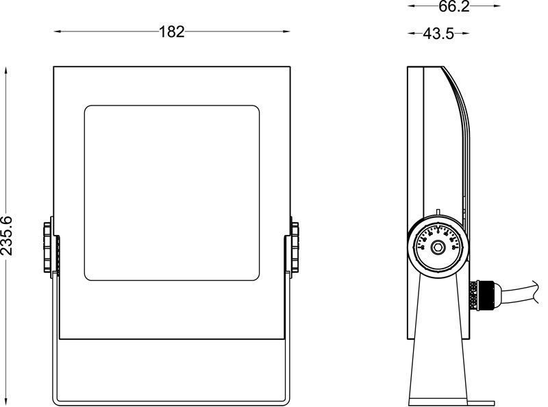 Ground- / Wall- / Ceiling lamp Power Spot III RGBWW