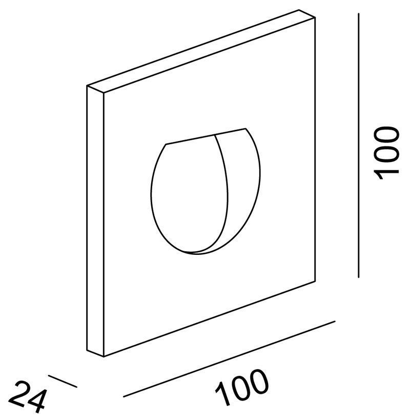 Cover white round for Light Base COB Indoor (563000)